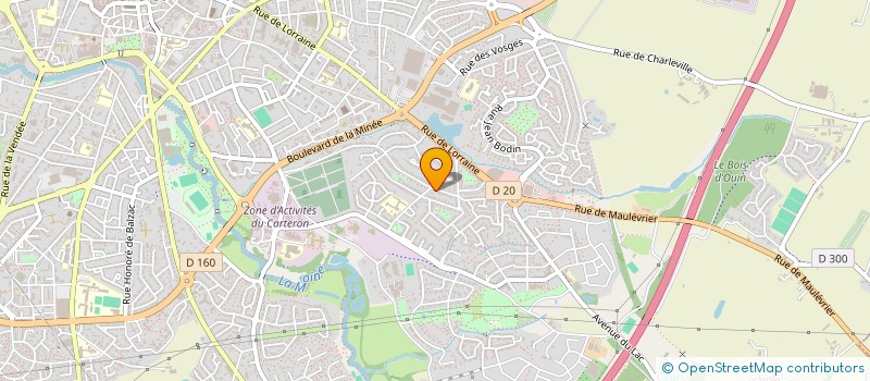 localisation de l'entreprise BATI CONSTRUCTION OUEST à CHOLET