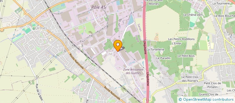 localisation de l'entreprise BATI CONSULTING HOLDING à INGRE