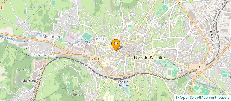 localisation de l'entreprise BATI CONTROLE DIAGNOSTIC à LONS-LE-SAUNIER