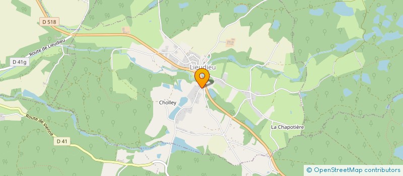 localisation de l'entreprise BATI COORDINATION  LIEUDIEU