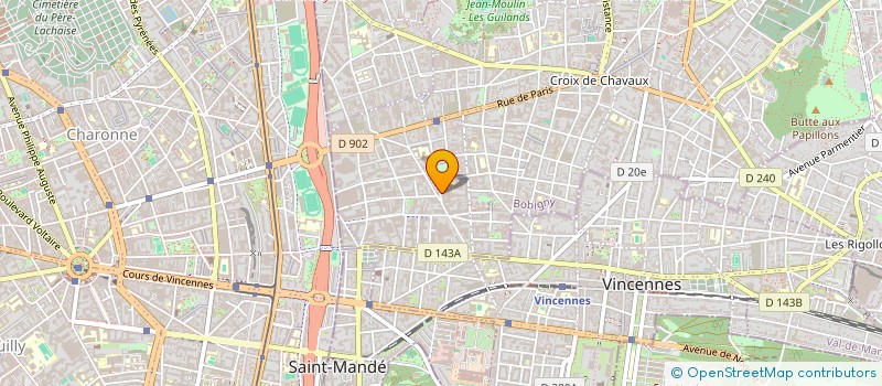 localisation de l'entreprise BATI CORPORATIONS SERVICES à MONTREUIL