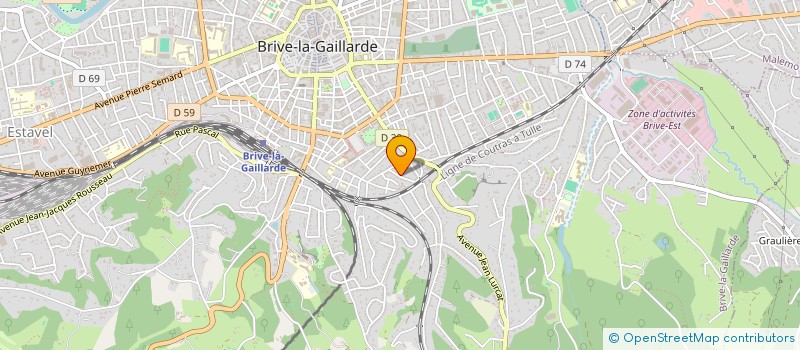 localisation de l'entreprise BATI CORREZE  BRIVE-LA-GAILLARDE