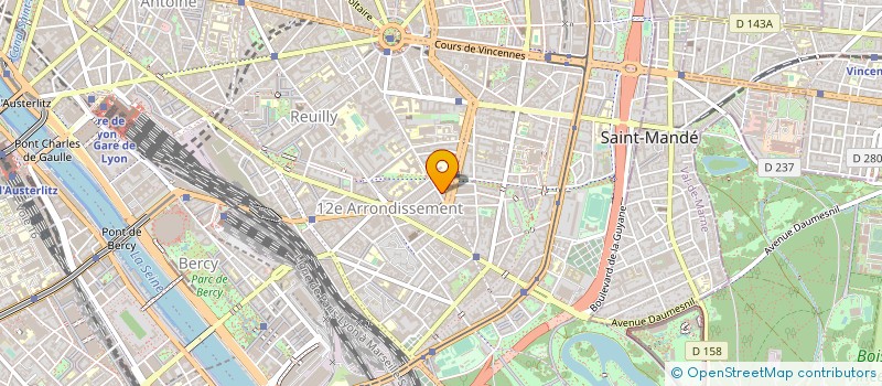 localisation de l'entreprise BATI COULEURS  PARIS