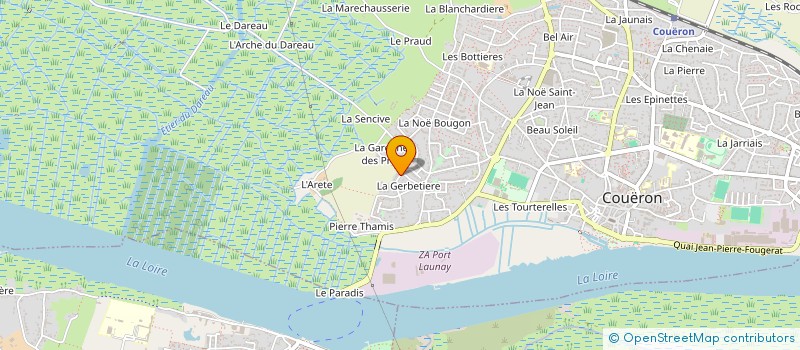 localisation de l'entreprise BATI COULEURS à COUERON
