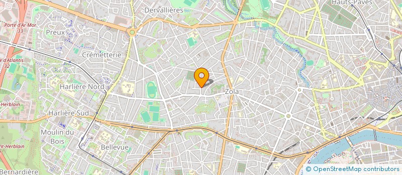 localisation de l'entreprise BATI CREA à NANTES