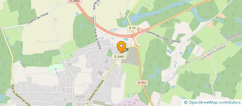 localisation de l'entreprise BATI CREATION 45  CHATEAUNEUF-SUR-LOIRE