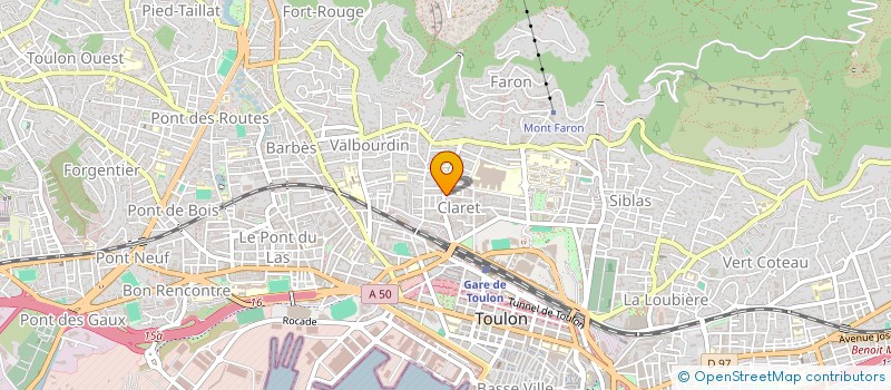 localisation de l'entreprise BATI CUISINES à TOULON