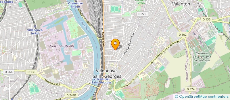 localisation de l'entreprise BATI DECO  VILLENEUVE-SAINT-GEORGES