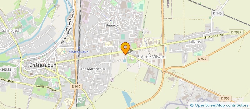 localisation de l'entreprise BATI DECO ELEC 28 à CHATEAUDUN