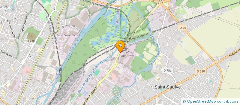 localisation de l'entreprise BATI DECO HAINAUT à VALENCIENNES