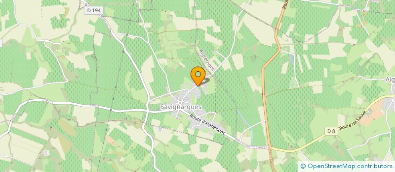 localisation de l'entreprise BATI DECO&SERVICES  SAVIGNARGUES