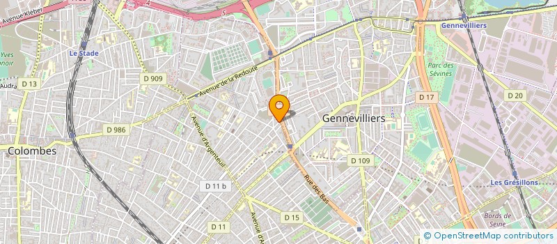 localisation de l'entreprise BATI- DECO- STAR  ASNIERES-SUR-SEINE