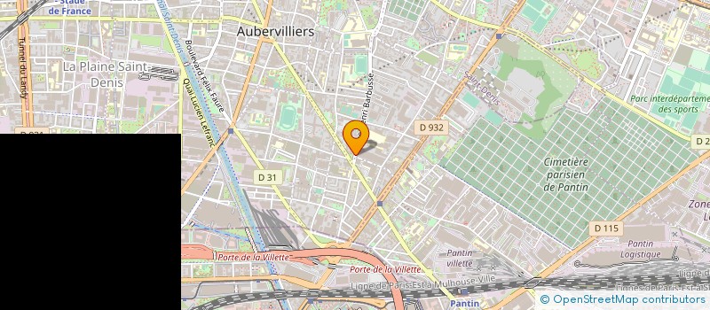 localisation de l'entreprise BATI DECOR  AUBERVILLIERS