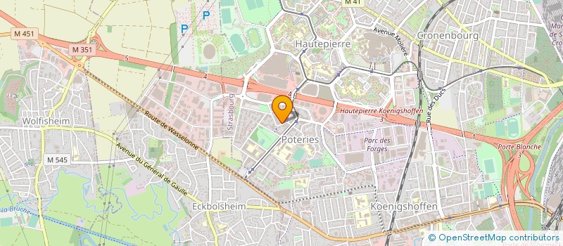 localisation de l'entreprise BATI DECOR à STRASBOURG