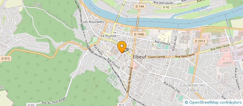 localisation de l'entreprise BATI DECOR RENOVATION  ELBEUF