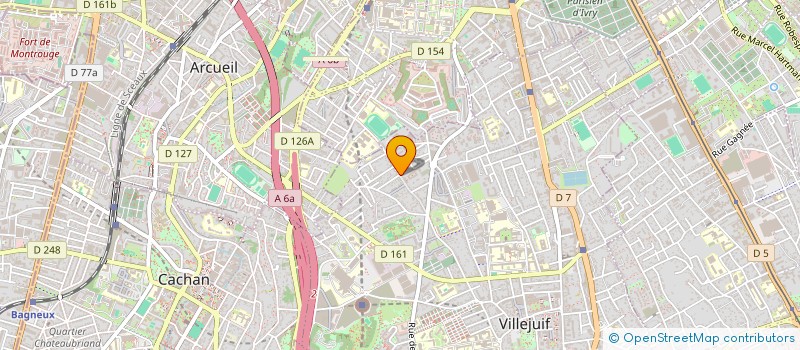 localisation de l'entreprise BATI DECORATION SERVICES  VILLEJUIF