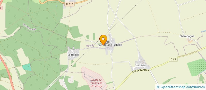 localisation de l'entreprise BATI DENIS  LE VIEIL-EVREUX