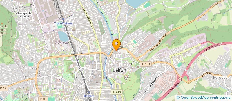 localisation de l'entreprise BATI DESIGN EURL à BELFORT