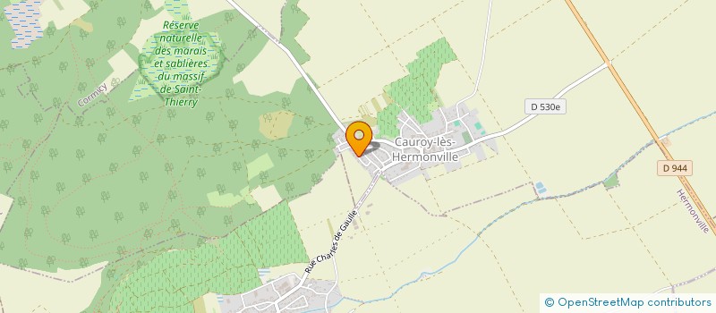 localisation de l'entreprise BATI DEVENIR  CAUROY-LES-HERMONVILLE