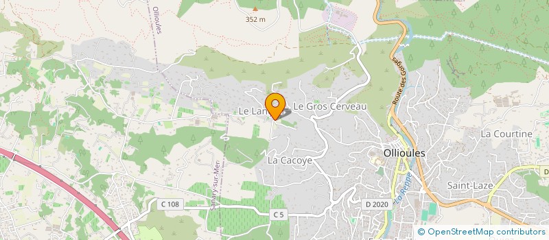 localisation de l'entreprise BATI DIEU à OLLIOULES