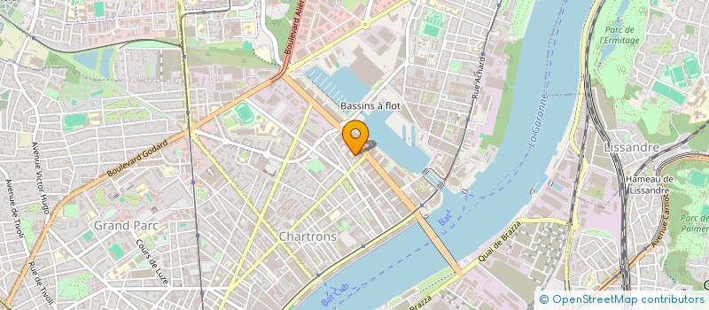 localisation de l'entreprise BATI DOCKS DIFFUSION à BORDEAUX