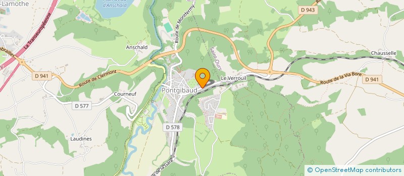 localisation de l'entreprise BATI DOMES à PONTGIBAUD