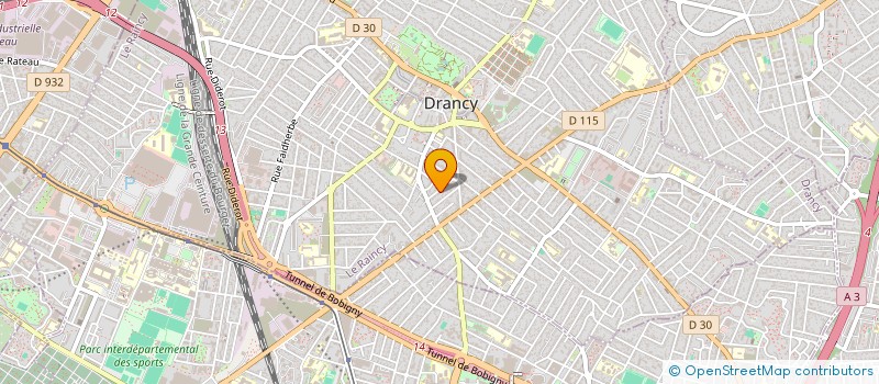 localisation de l'entreprise BATI ECHAFAUDAGE  BONDY