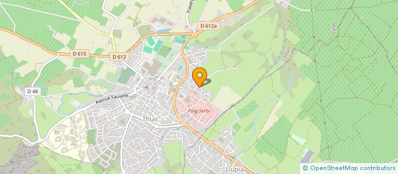 localisation de l'entreprise BATI.ECO  THUIR