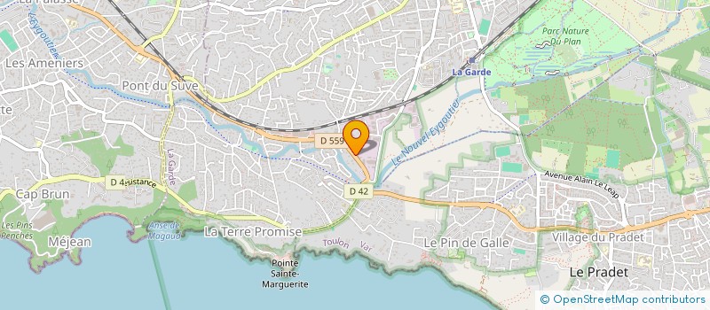 localisation de l'entreprise BATI ECO 83 à LA GARDE