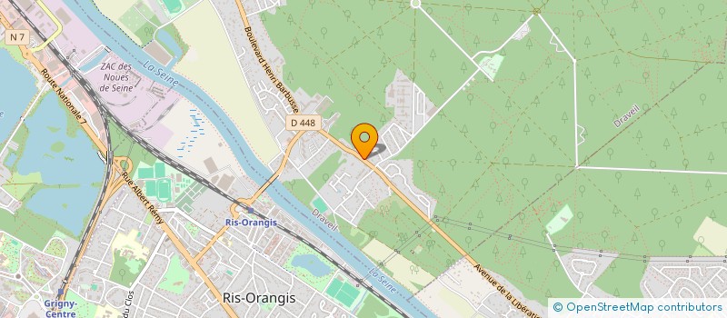 localisation de l'entreprise BATI ECO à DRAVEIL