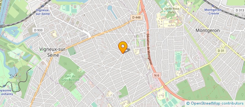 localisation de l'entreprise BATI ECO LOGIS à VIGNEUX-SUR-SEINE
