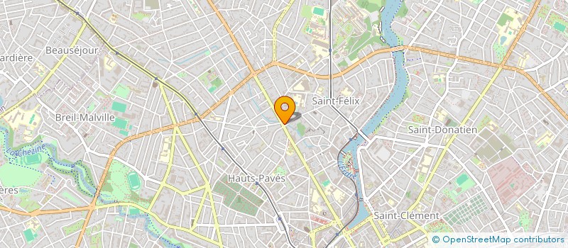 localisation de l'entreprise BATI ECO-RENOUVELABLE  NANTES