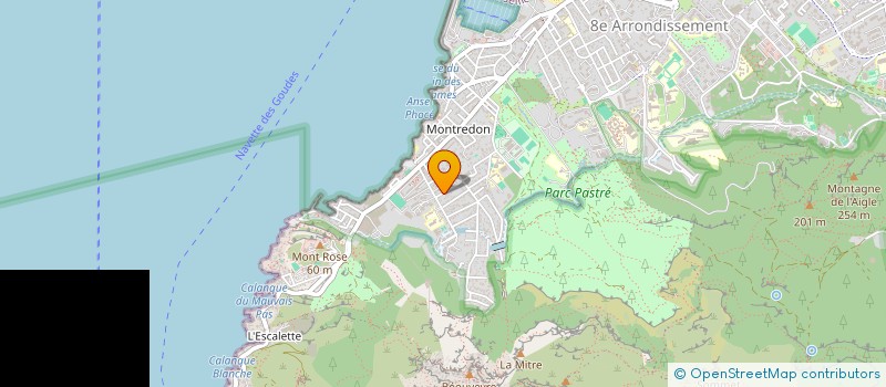 localisation de l'entreprise BATI EIGHT à MARSEILLE