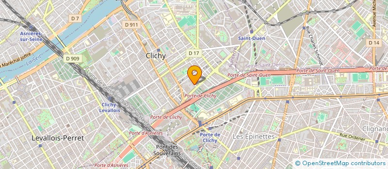 localisation de l'entreprise BATI ELAYOUBI à CLICHY
