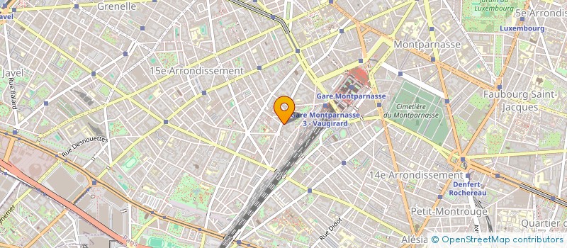 localisation de l'entreprise BATI ELEC-SANITAIRE à PARIS