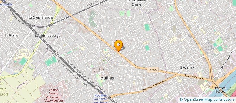 localisation de l'entreprise BATI ELITE CONSTRUCTION à HOUILLES