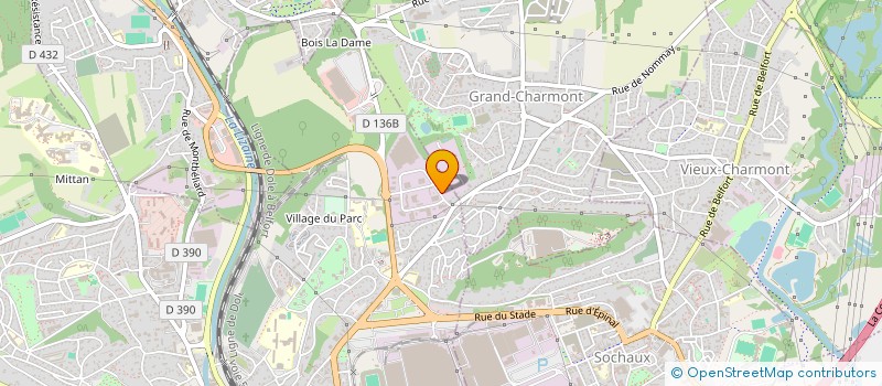 localisation de l'entreprise BATI EMPLOI  MONTBELIARD