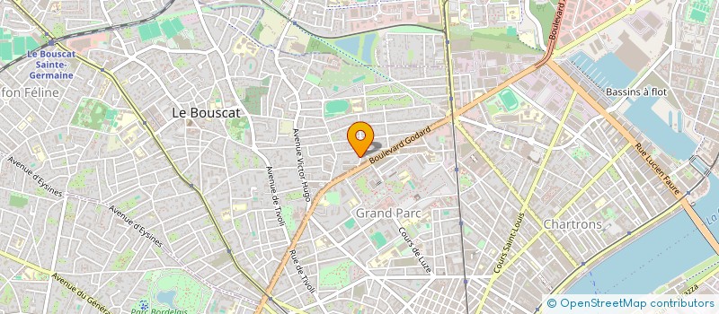 localisation de l'entreprise BATI ENDUITS  LE BOUSCAT