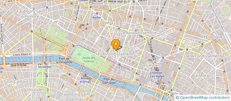 localisation de l'entreprise BATI' ENER CONSEIL à PARIS