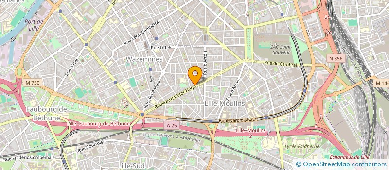 localisation de l'entreprise BATI-ENERGIE à LILLE