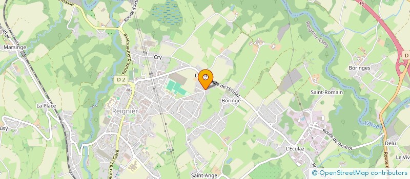 localisation de l'entreprise BATI ENERGIE CONFORT RENOVATION à REIGNIER-ESERY