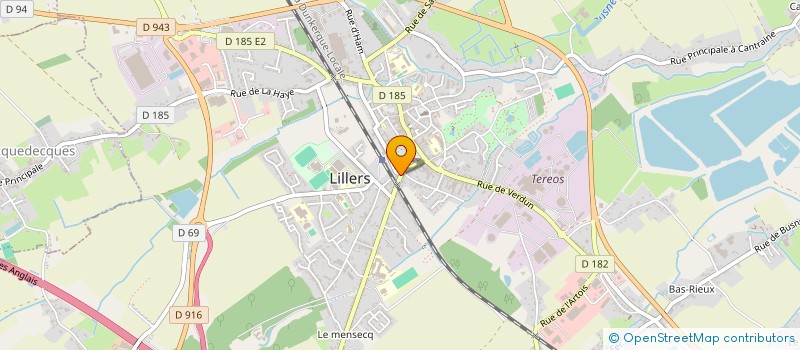 localisation de l'entreprise BATI ENERGIES à LILLERS