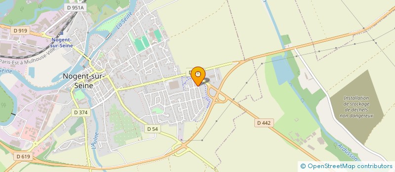 localisation de l'entreprise BATI EST  NOGENT-SUR-SEINE