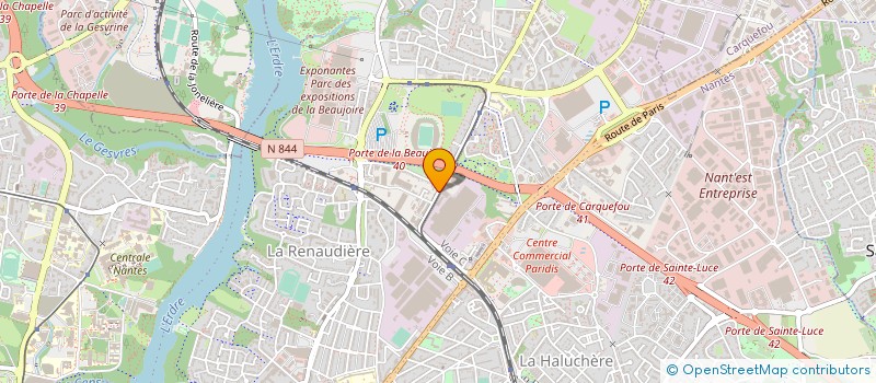 localisation de l'entreprise BATI EST NANTES à NANTES