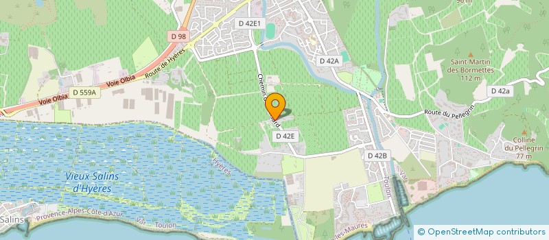 localisation de l'entreprise BATI ET JARDINS à LA LONDE-LES-MAURES