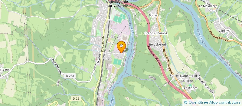 localisation de l'entreprise BATI  ET RENOVE  VALSERHONE