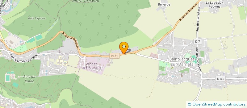 localisation de l'entreprise BATI-EUROPE  SAINT-JACQUES-SUR-DARNETAL