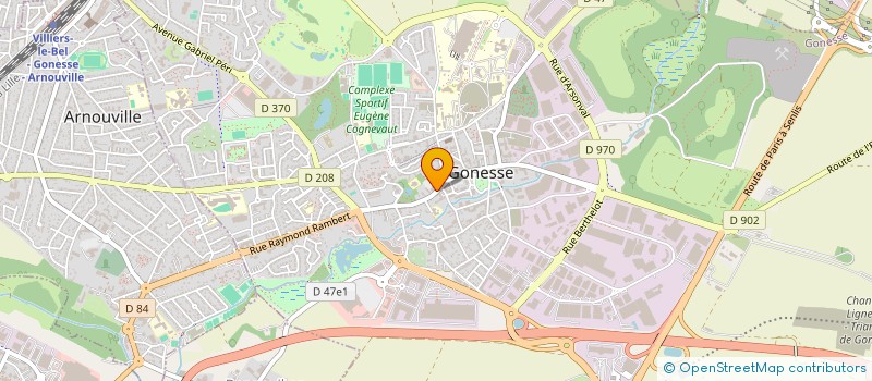 localisation de l'entreprise BATI EUROPE à GONESSE