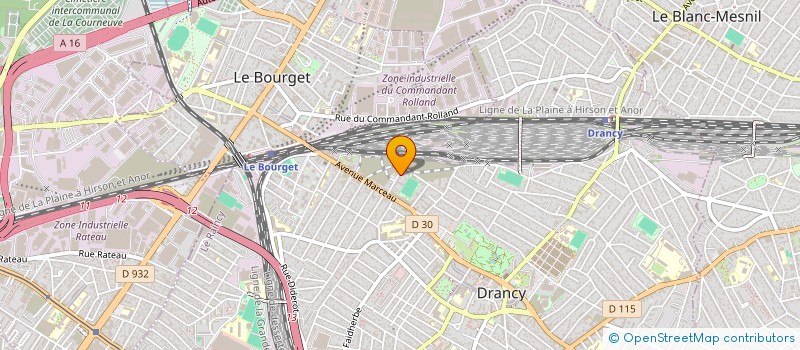 localisation de l'entreprise BATI EXE à DRANCY