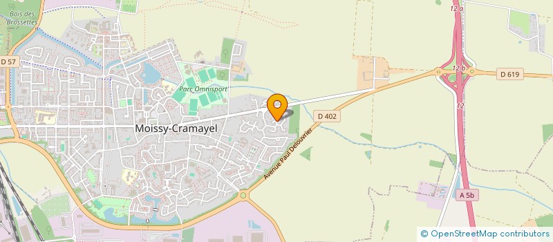 localisation de l'entreprise BATI EXPERT à MOISSY-CRAMAYEL